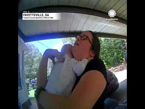 Heart-stopping Moments: Hero Takes Drastic Measures to Save Baby from Hot Car