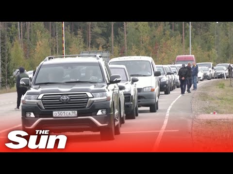Russian citizens flee the country amid Putin&#039;s mobilisation pledges