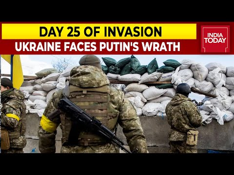 Ukraine-Russia War: Major Ukrainian Cities Face Putin&#039;s Wrath | Day 25 Of Invasion | Top Updates