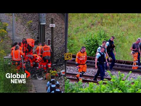 &quot;Sabotage&quot;: Coordinated attacks on railways in France cause travel chaos ahead of Olympics