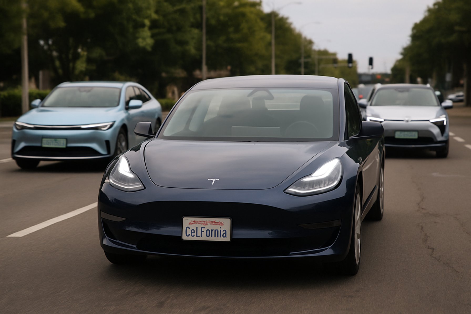 Tesla stoi przed najtrudniejszym wyzwaniem, gdy chińskie samochody elektryczne wyprzedzają konkurencję w 2025 roku 